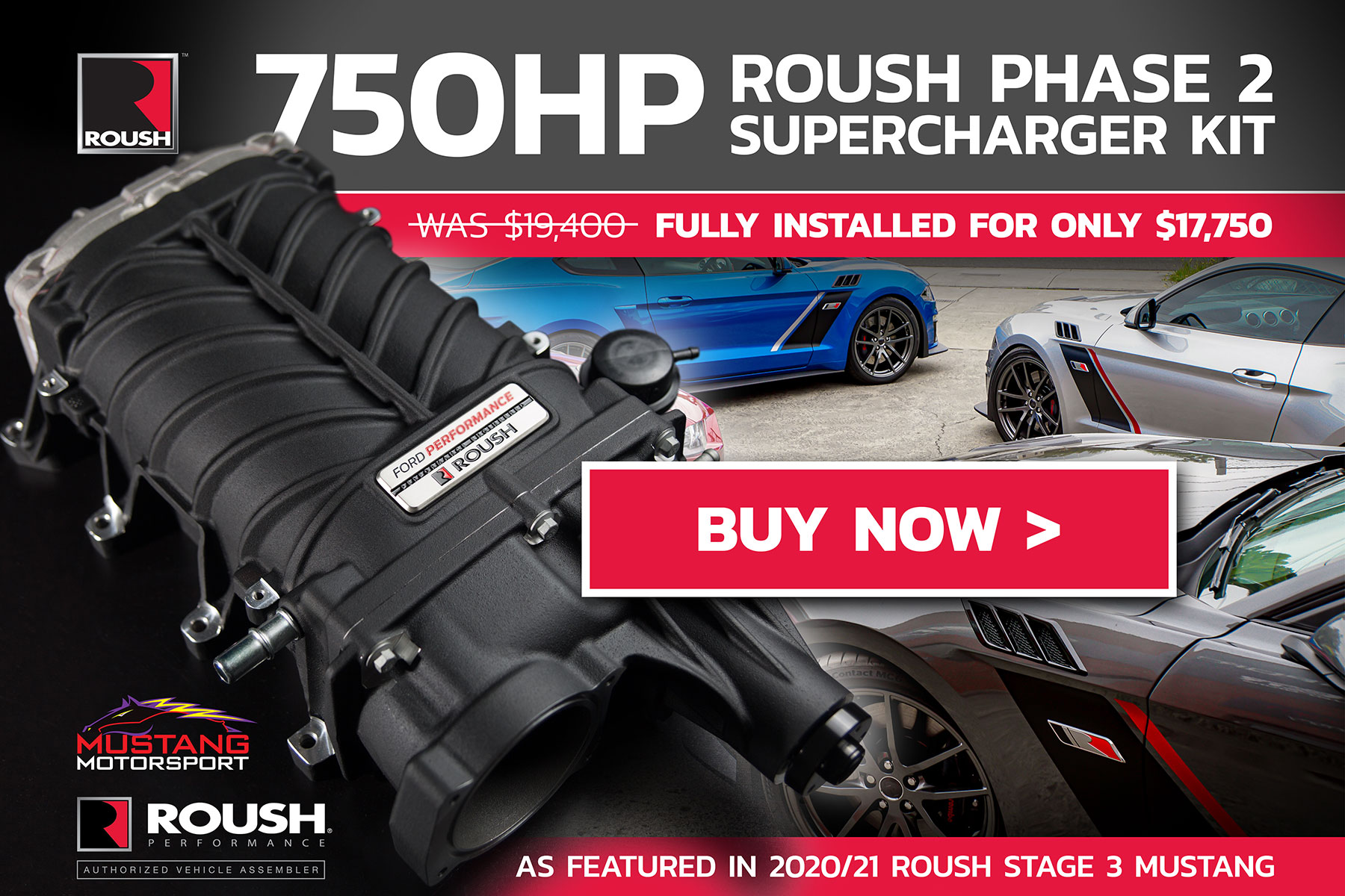 ROUSH Supercharger Phase 2 750hp
